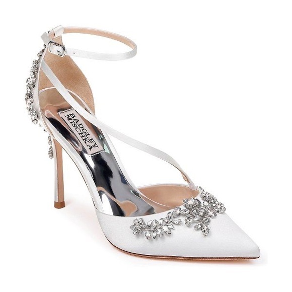 Badgley Mischka Satin d’Orsay Pumps - Picture 1 of 6